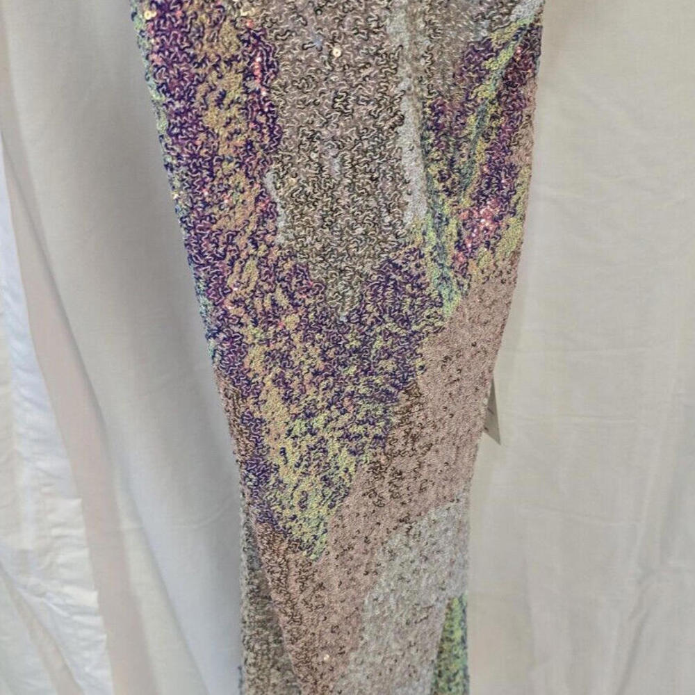 Windsor‎ Party Sequence S Spaghetti Straps Y2K Bodycon Flashy Dress NWT - Picture 10 of 13